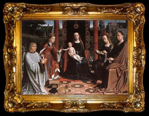 framed  Gerard David The Mystic Marriage of St Catherine, ta009-2